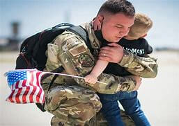 airman with family